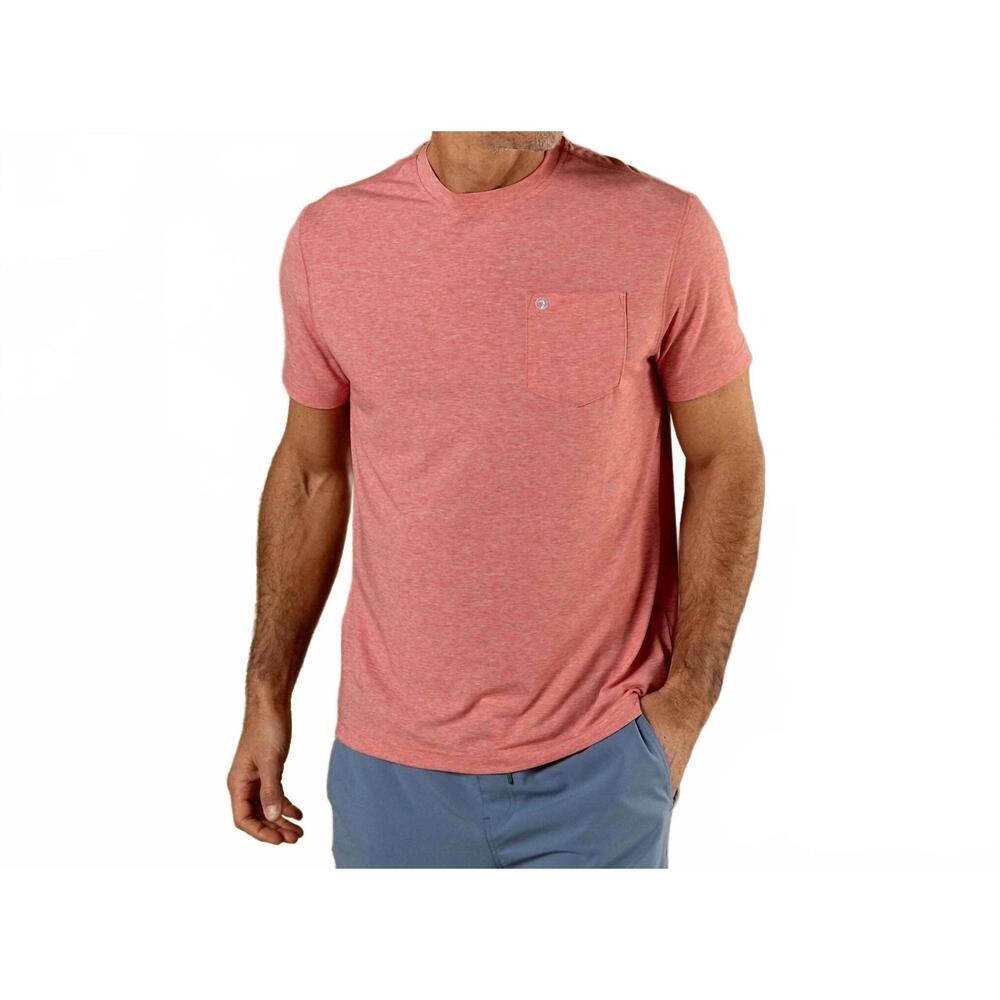 NEW DUCK HEAD windward performance t-shirt in red heather